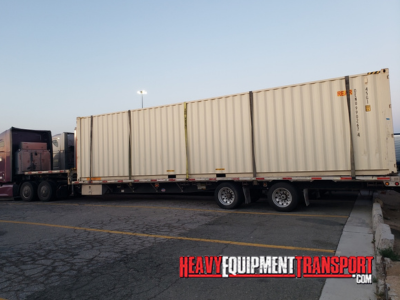 40ft high cube container transport.